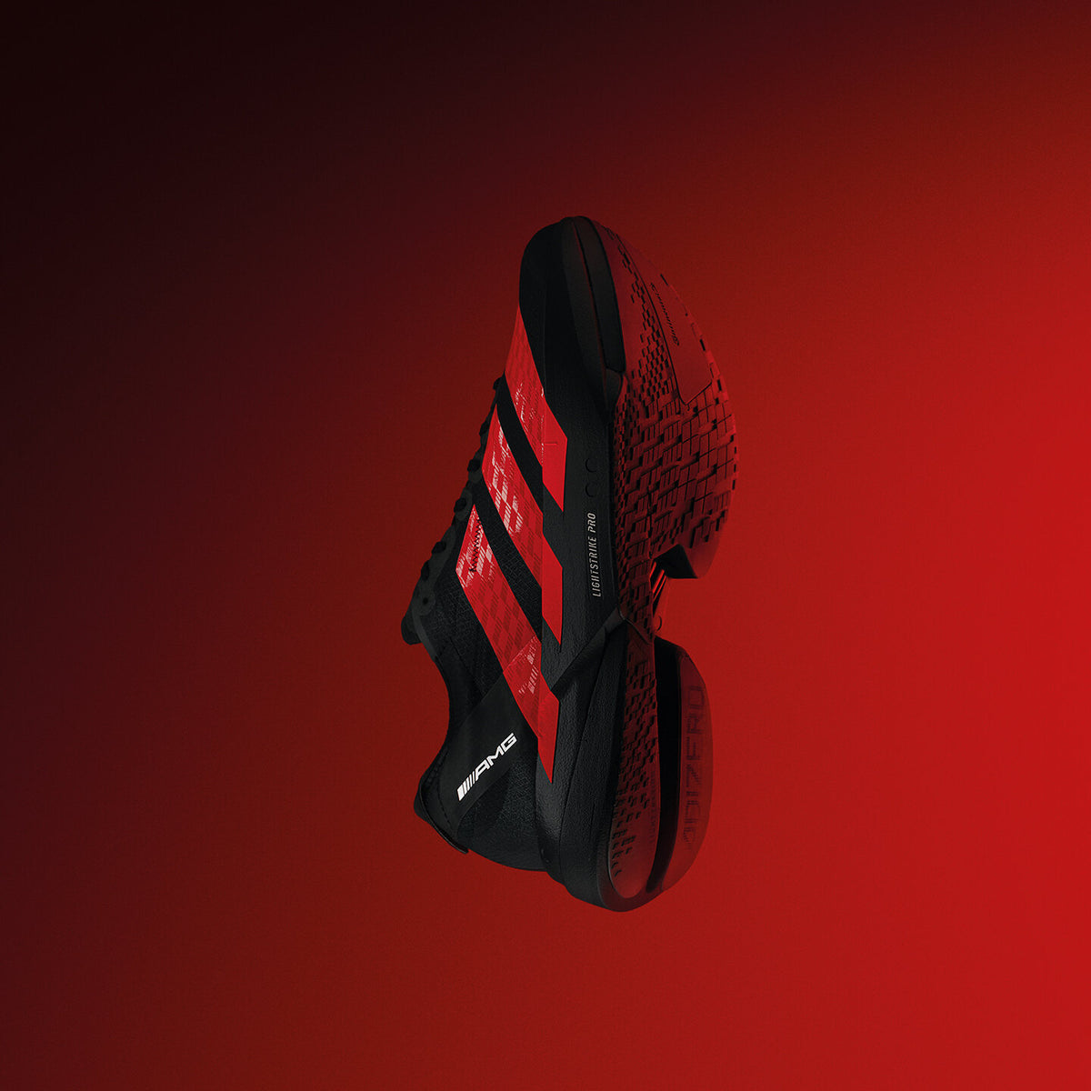 Adidas Adizero Adios PRO 4 M AMG Sneakers - Black / Bright Red - view 2