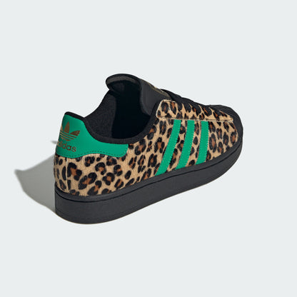 Adidas Superstar II W Sneakers - Black / Lawn Green / Gold - view 6
