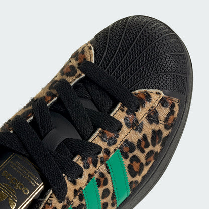 Adidas Superstar II W Sneakers - Black / Lawn Green / Gold - view 7