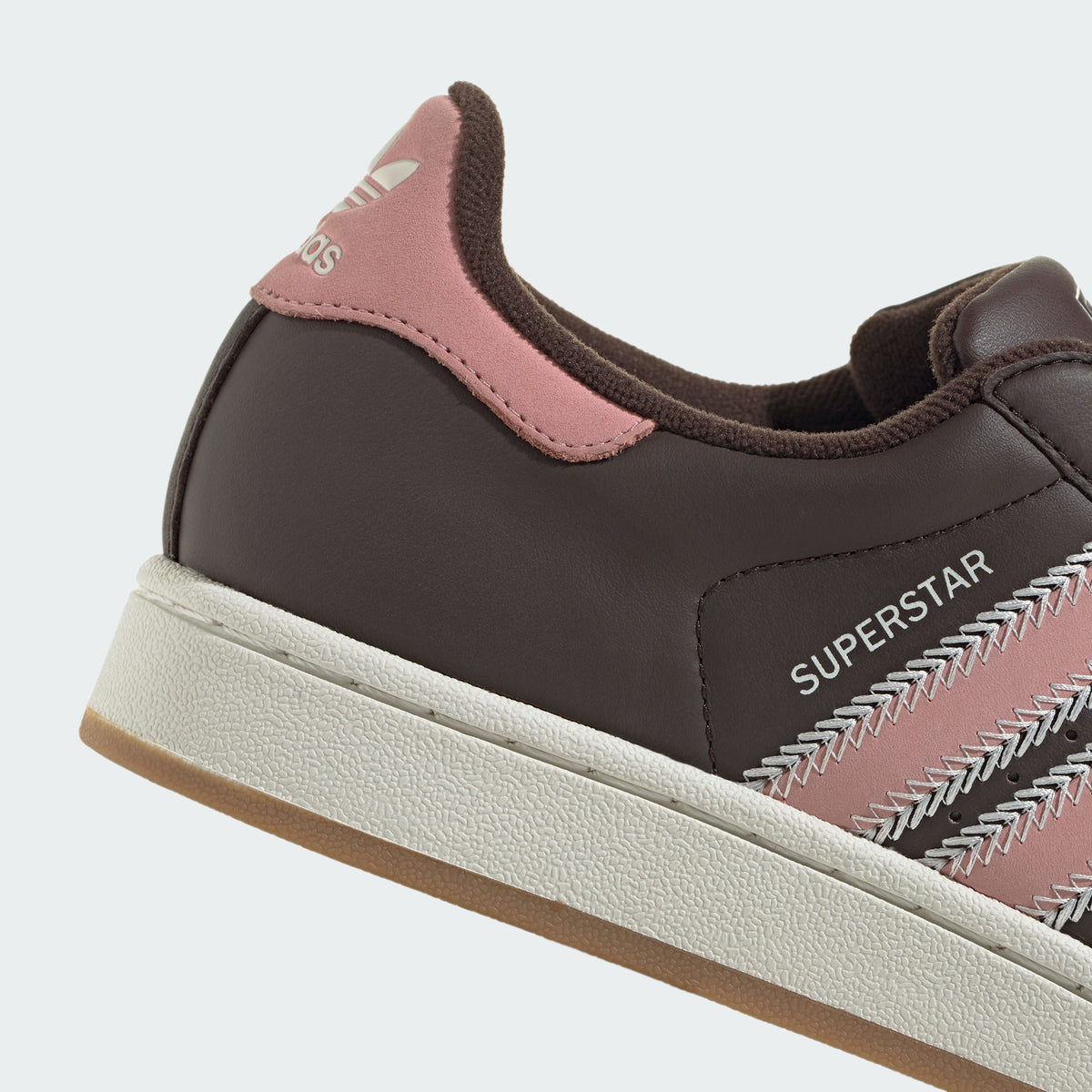 Adidas Superstar II W Sneakers - Dark Brown / Wonder Mauve / Chalk White - view 8