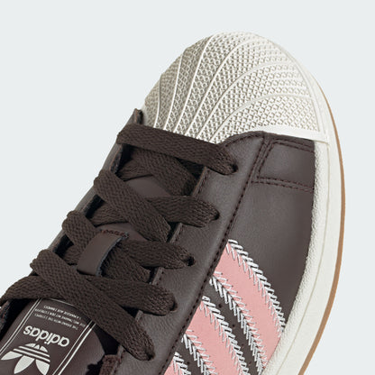 Adidas Superstar II W Sneakers - Dark Brown / Wonder Mauve / Chalk White - view 7