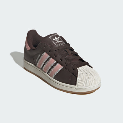 Adidas Superstar II W Sneakers - Dark Brown / Wonder Mauve / Chalk White - view 5