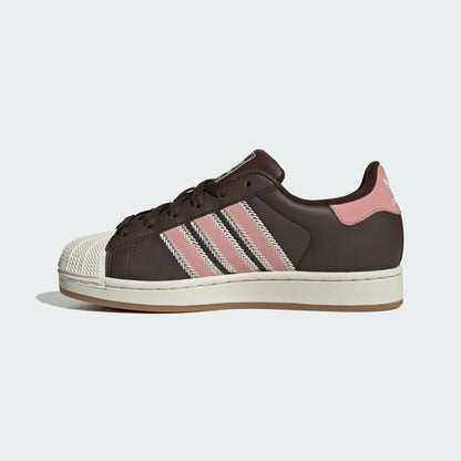 Adidas Superstar II W Sneakers - Dark Brown / Wonder Mauve / Chalk White - view 2