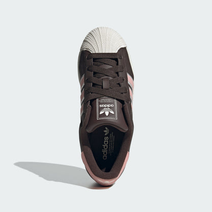 Adidas Superstar II W Sneakers - Dark Brown / Wonder Mauve / Chalk White - view 3