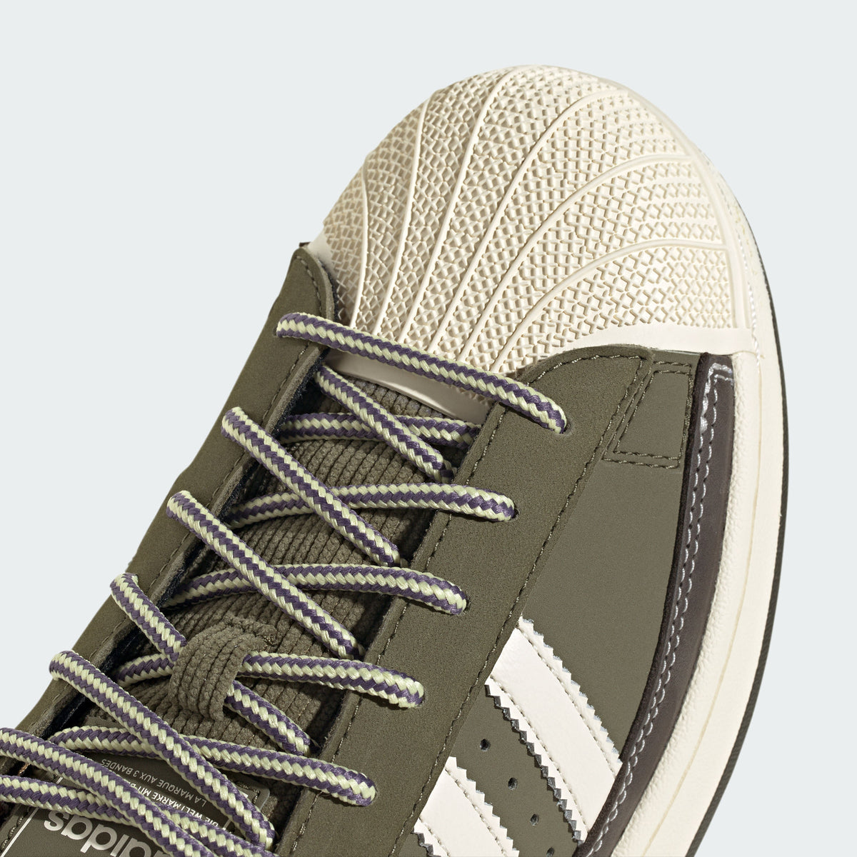 Adidas Superstar II Sneakers - Dark Olive / Off White / Shadow Olive - view 8