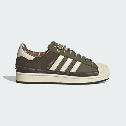 Adidas Superstar II Sneakers - Dark Olive / Off White / Shadow Olive - view 1
