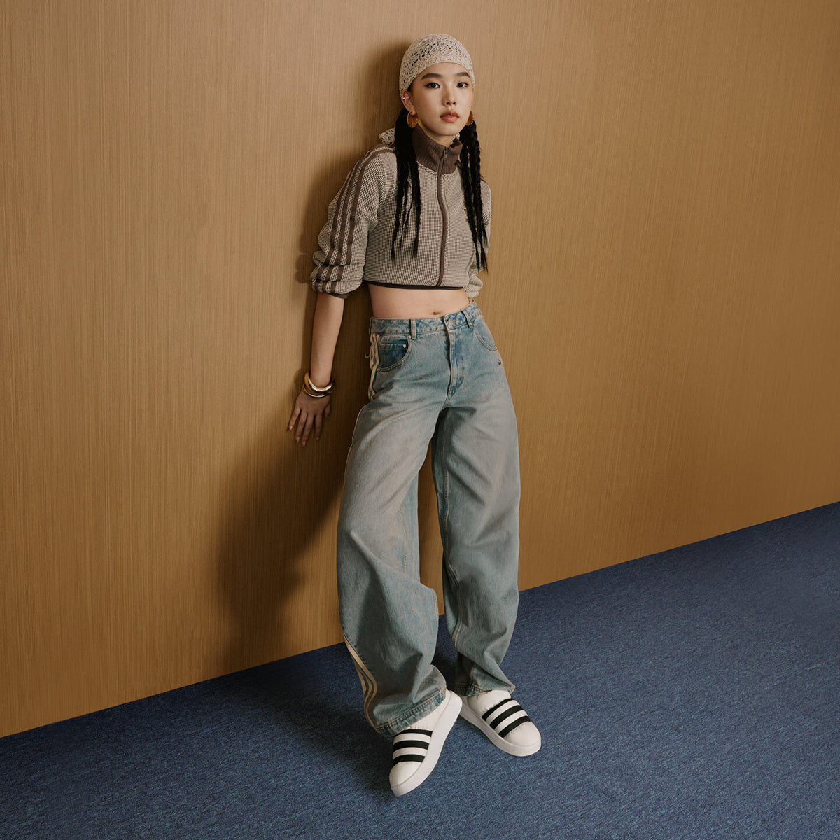 Adidas Puffylette Sneakers - Off White / Black - view 3