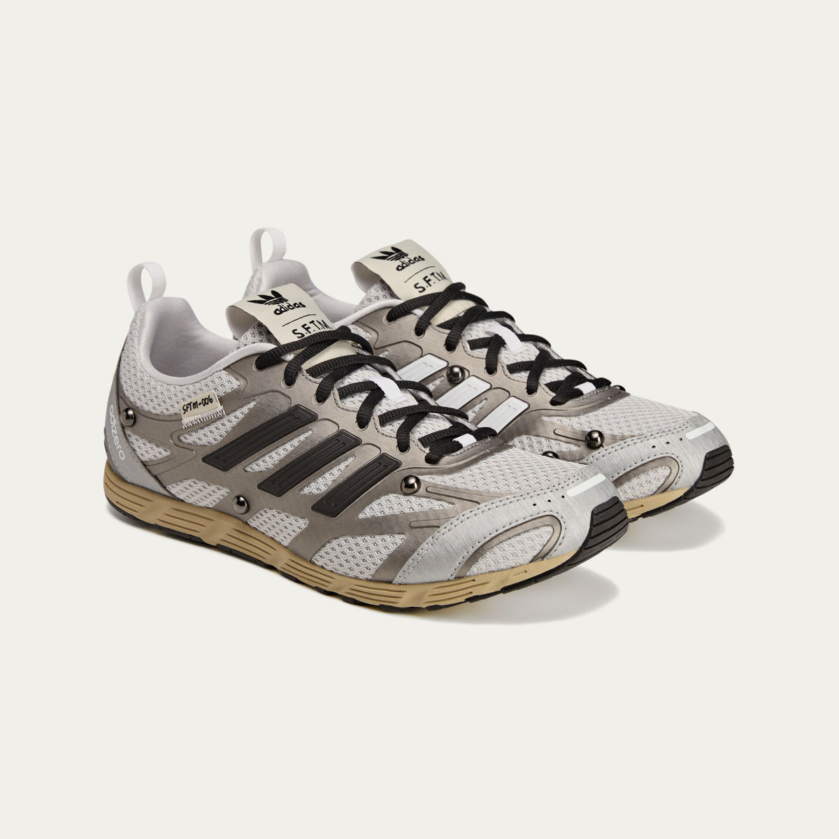 Adidas Adizero PR SFTM Sneakers - Light Grey / Black / Dark Silver Metallic - view 7