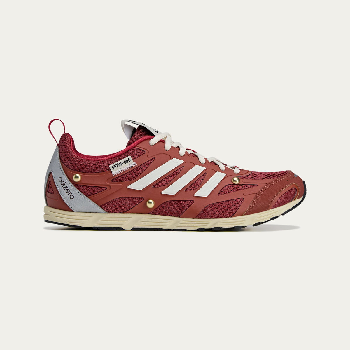 Adidas Adizero PR SFTM Sneakers - Red / Metallic Silver Grey / Chalk White - view 3