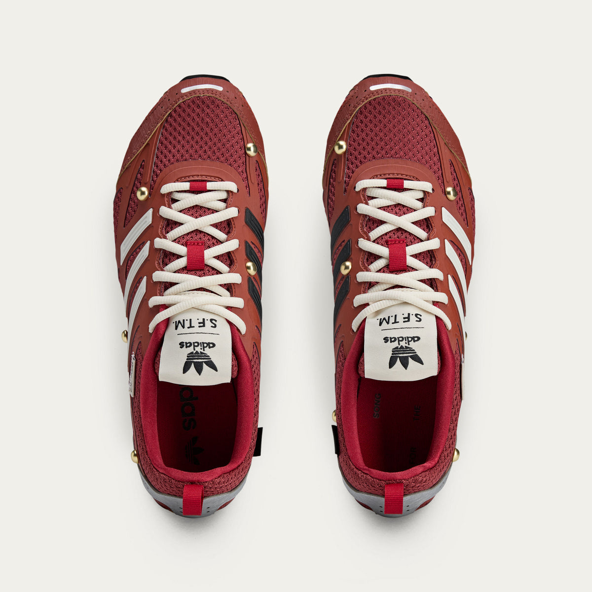 Adidas Adizero PR SFTM Sneakers - Red / Metallic Silver Grey / Chalk White - view 5