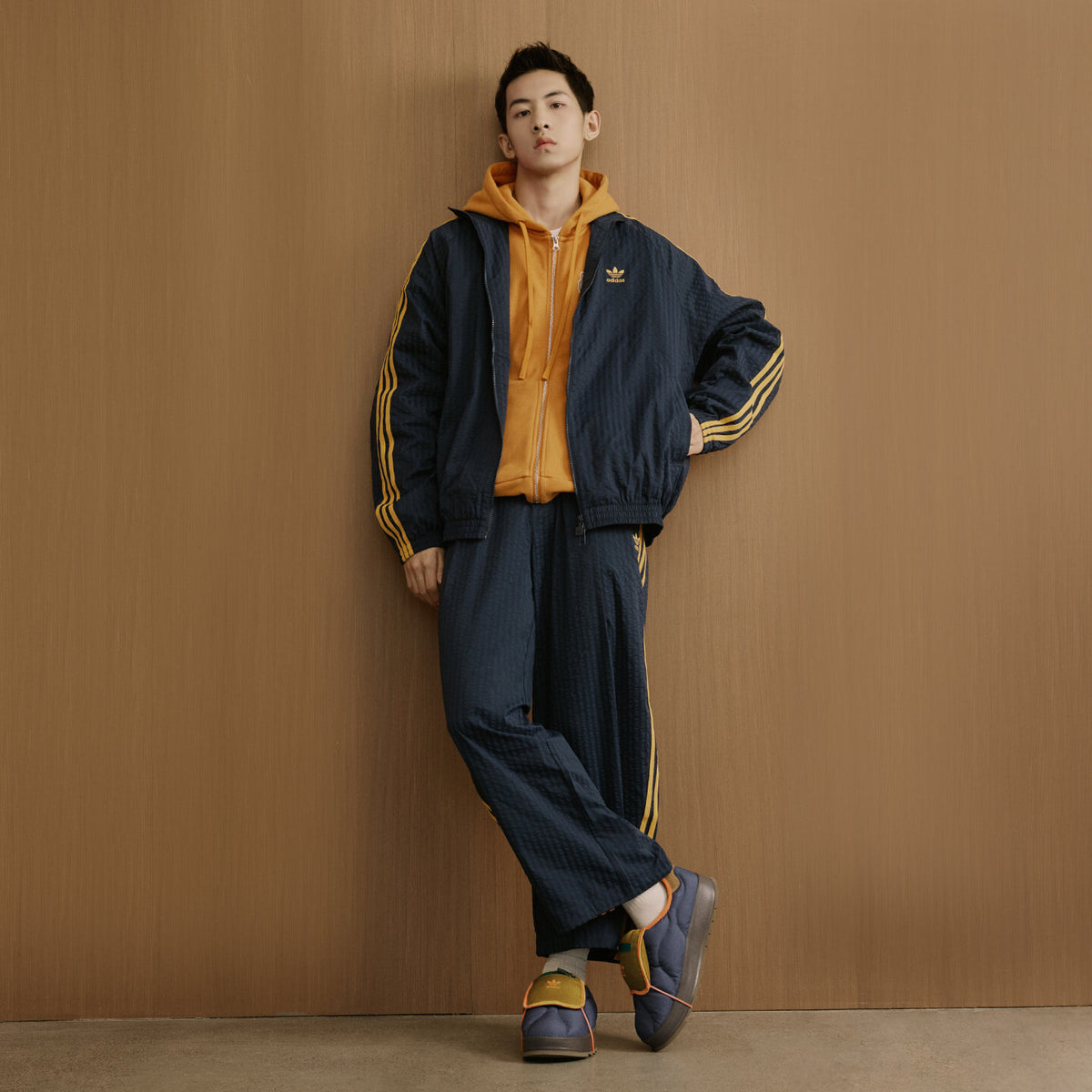 Adidas Puffylette Sneakers - Dark Blue / Brown - view 2