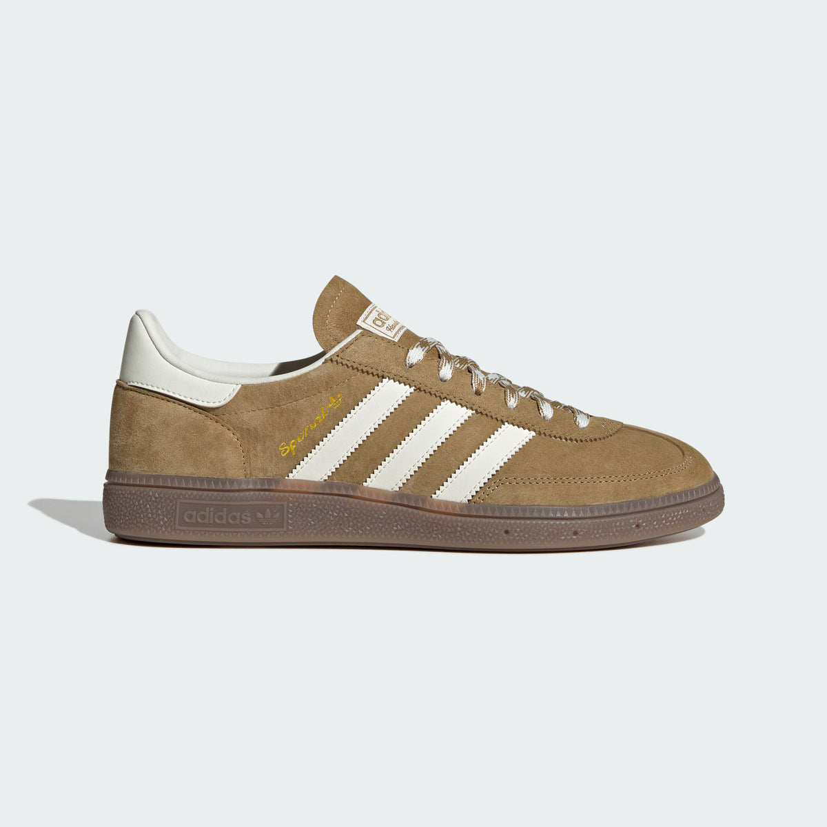 Adidas Handball Spezial Sneakers - Wild Taupe / Chalk White / Resin Yellow - view 1