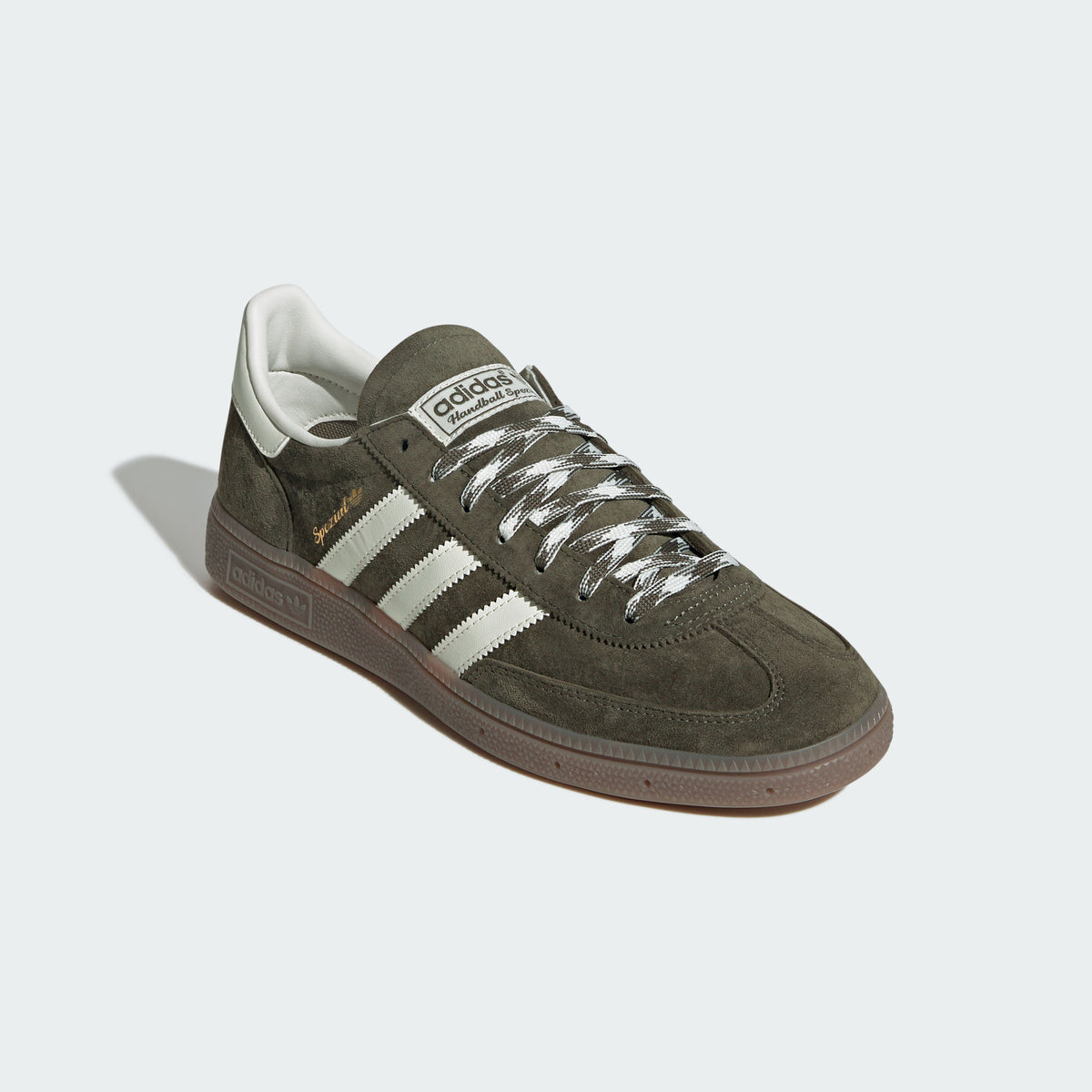 Adidas Handball Spezial Sneakers - Wild Taupe / Chalk White / Resin Yellow - view 5