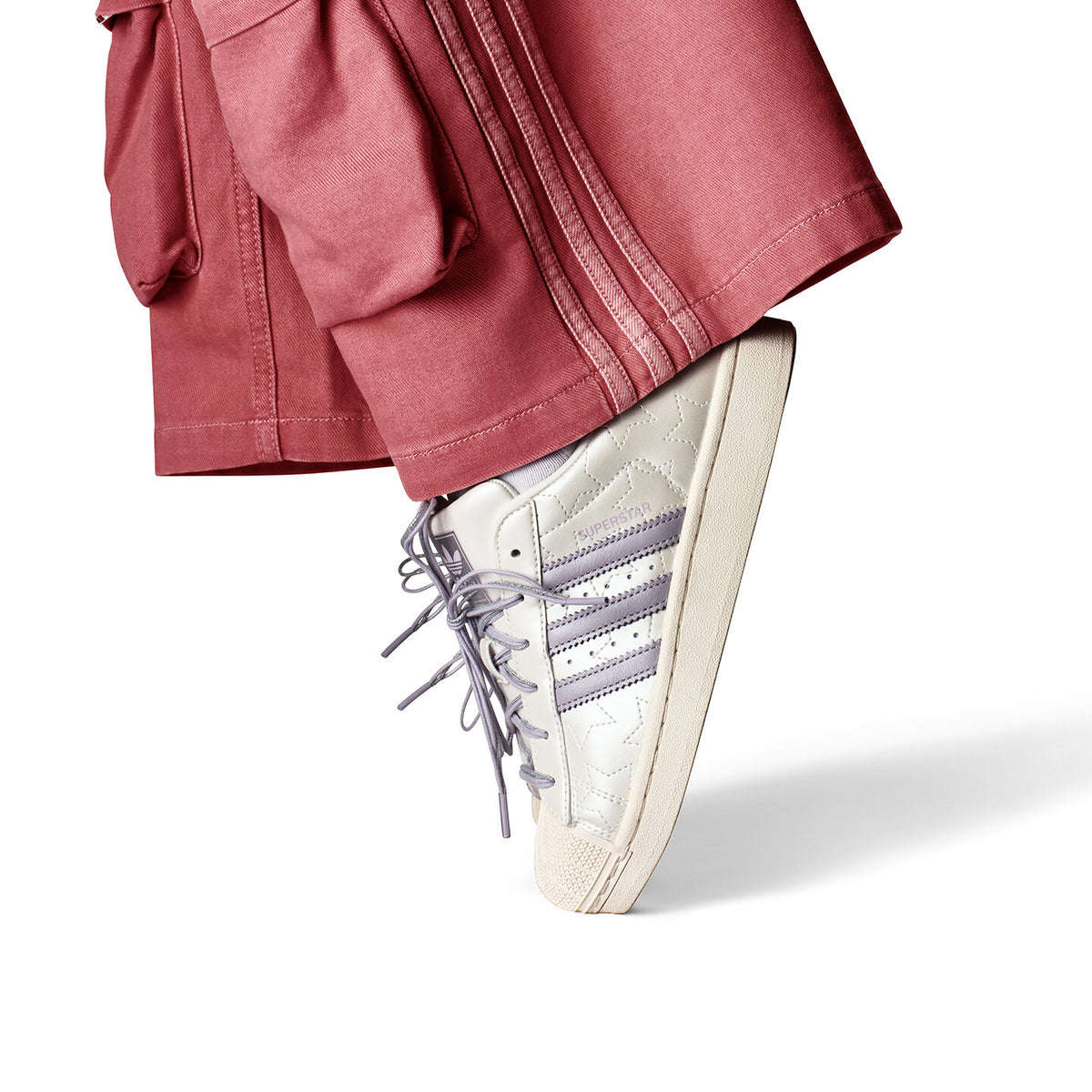 Adidas Superstar II W Sneakers - Crystal White / Light Purple / Pink White - view 1