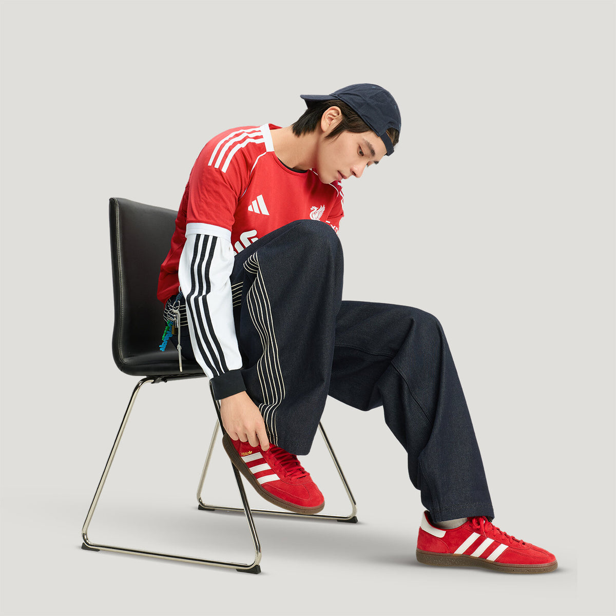 Adidas Handball Spezial Sneakers - Blue / White - view 3
