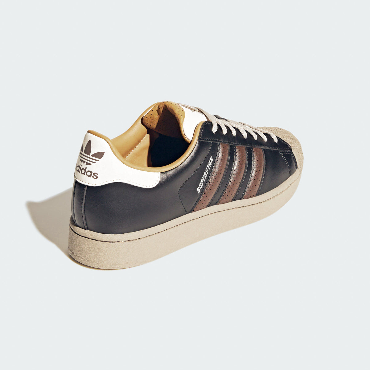 Adidas Superstar II Sneakers - Black / Brown / Wonder White - view 6