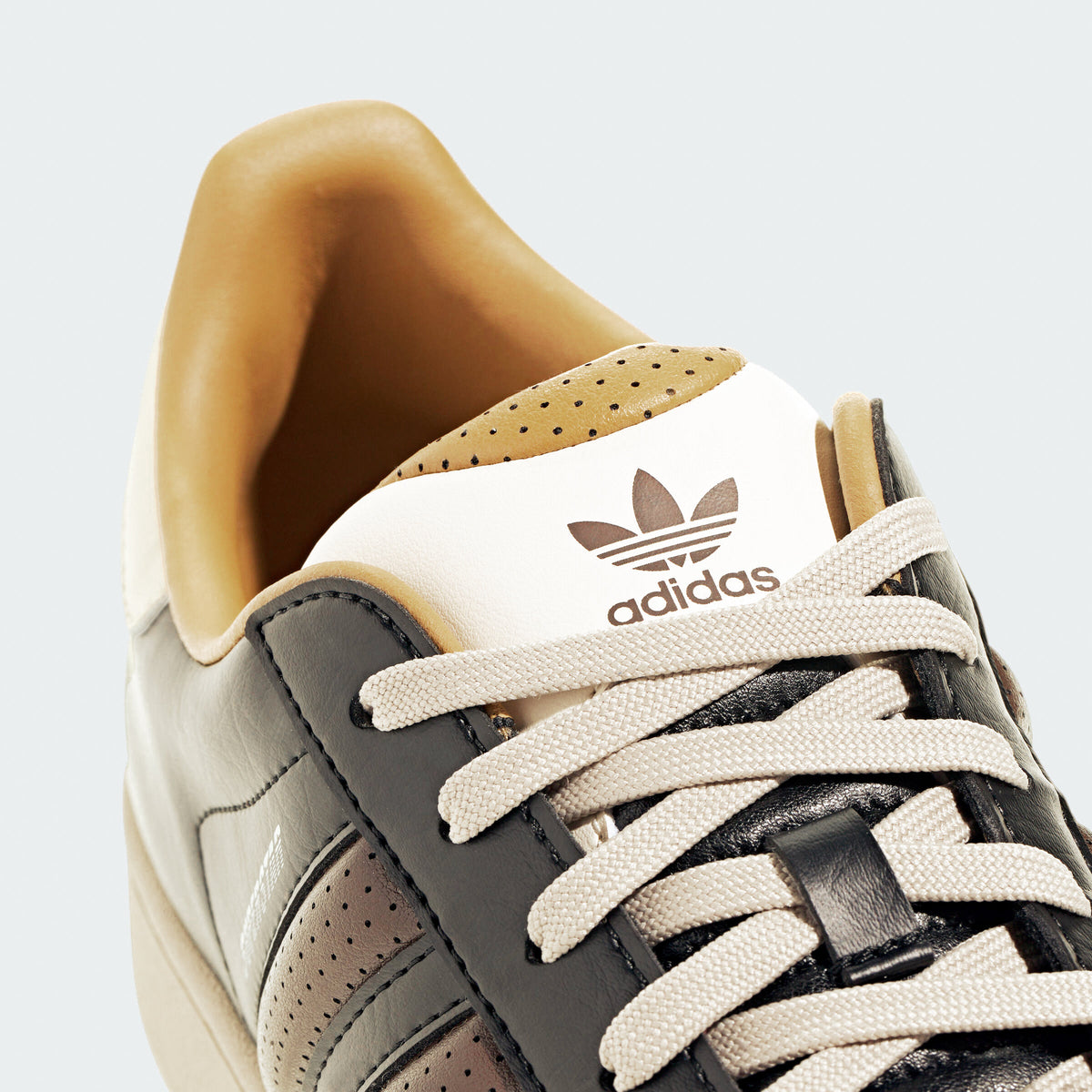 Adidas Superstar II Sneakers - Black / Brown / Wonder White - view 7