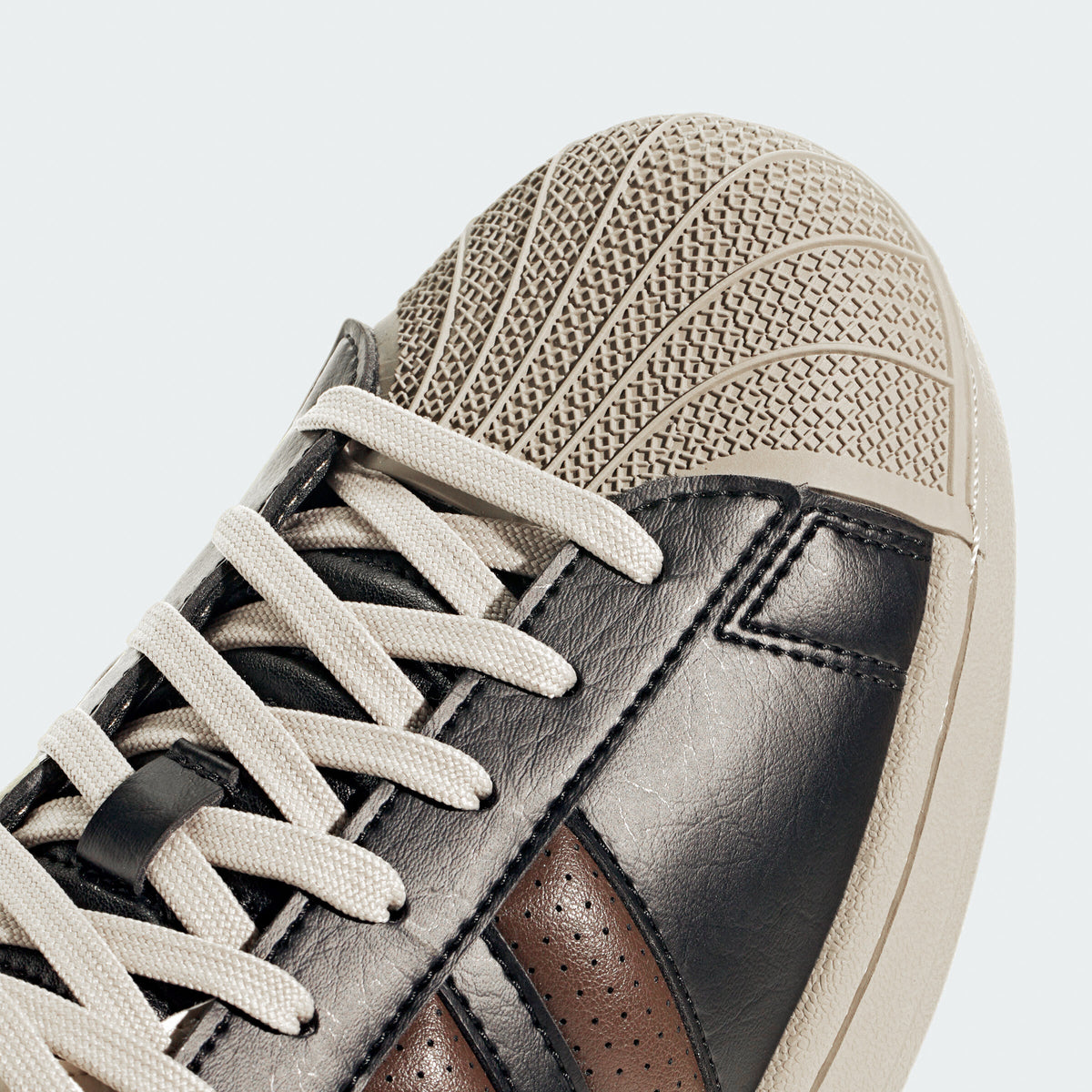 Adidas Superstar II Sneakers - Black / Brown / Wonder White - view 8