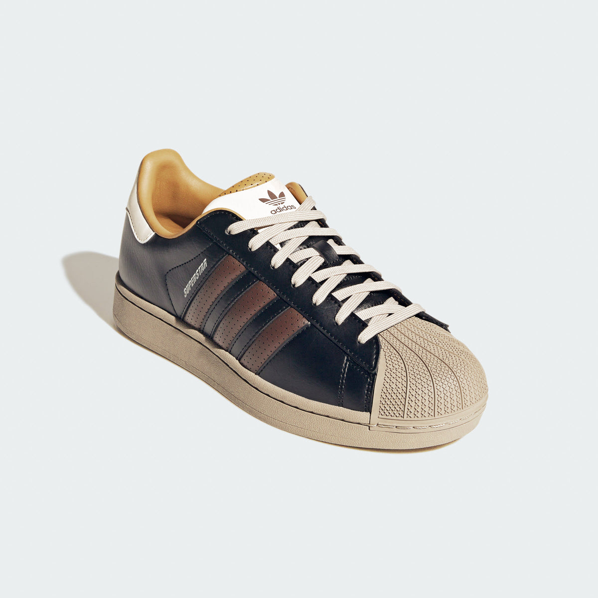Adidas Superstar II Sneakers - Black / Brown / Wonder White - view 5