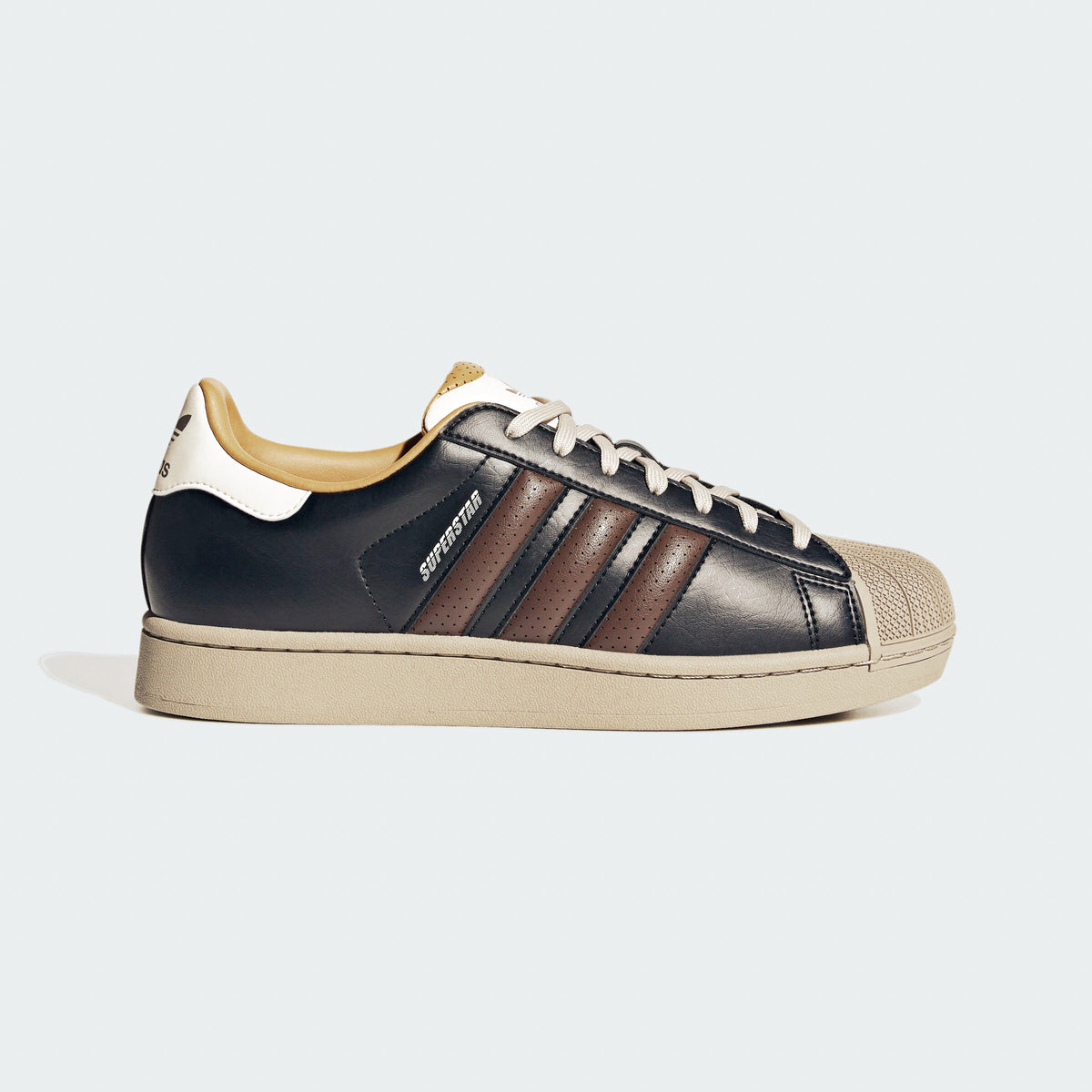 Adidas Superstar II Sneakers - Black / Brown / Wonder White - view 1