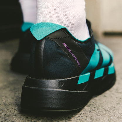 Adidas Adizero Adios PRO 4 M Sneakers - Black / Pure Teal / Magic Purple - view 4
