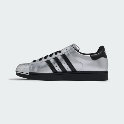 Adidas Superstar II Sneakers - Silver Metallic / Black - view 2