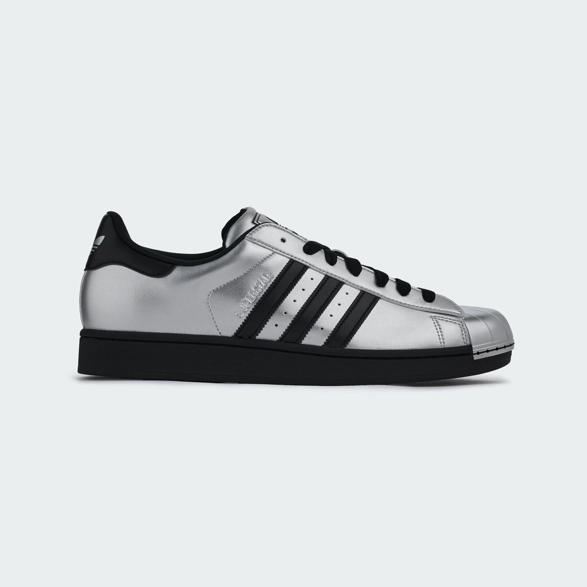 Adidas Superstar II Sneakers - Silver Metallic / Black - view 1
