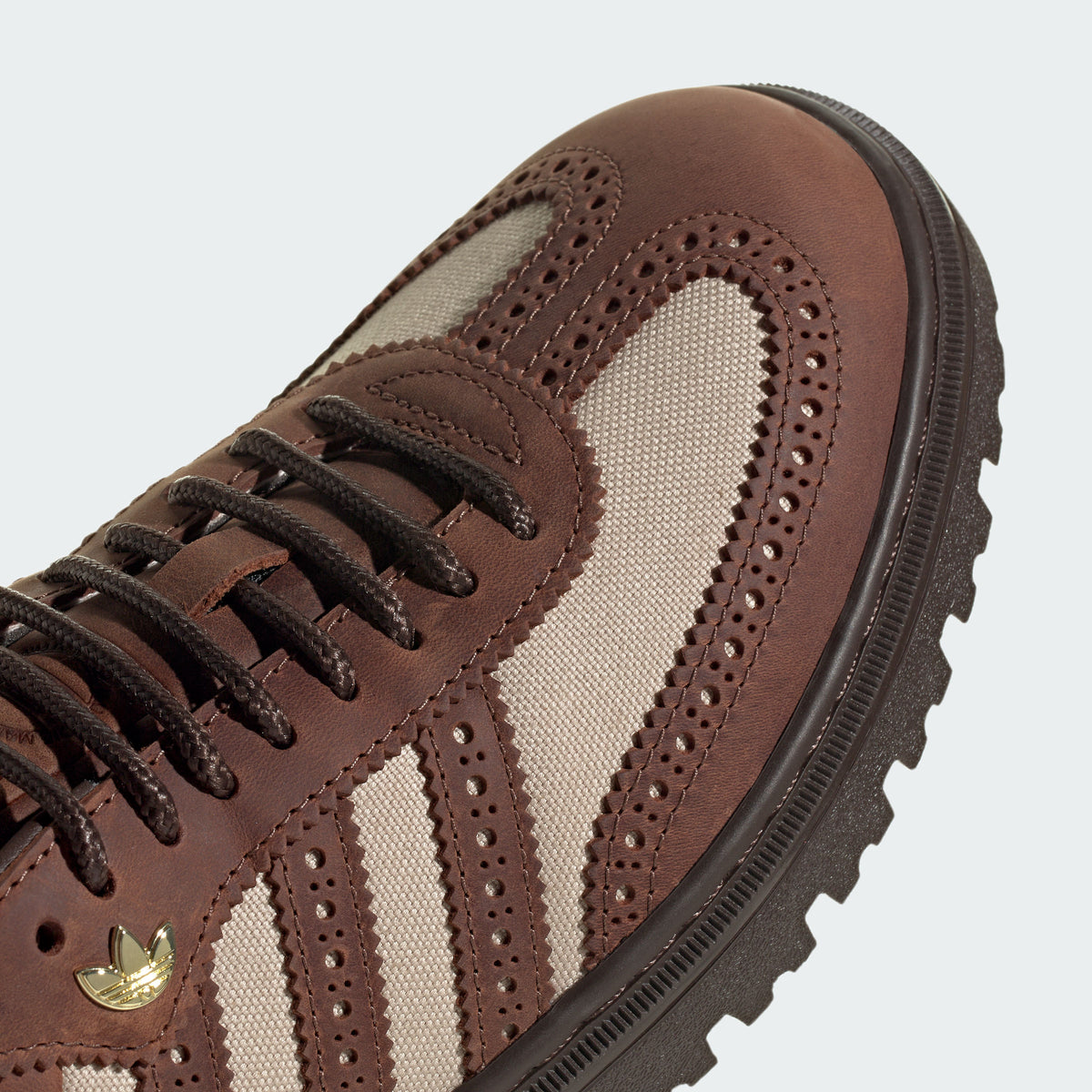 Adidas Samba WTR Sneakers - Dark Brown / Brown / Gold - view 8