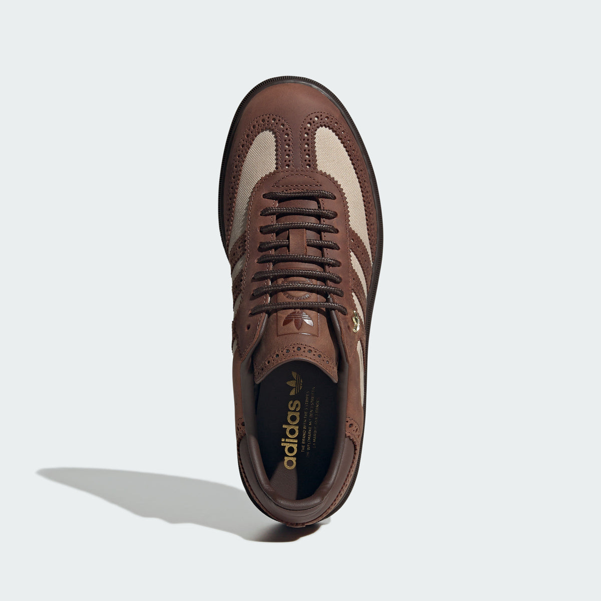 Adidas Samba WTR Sneakers - Dark Brown / Brown / Gold - view 4