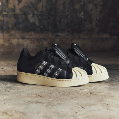 Adidas Superstar Puffy Shell Sneakers - Black / Off White - view 2