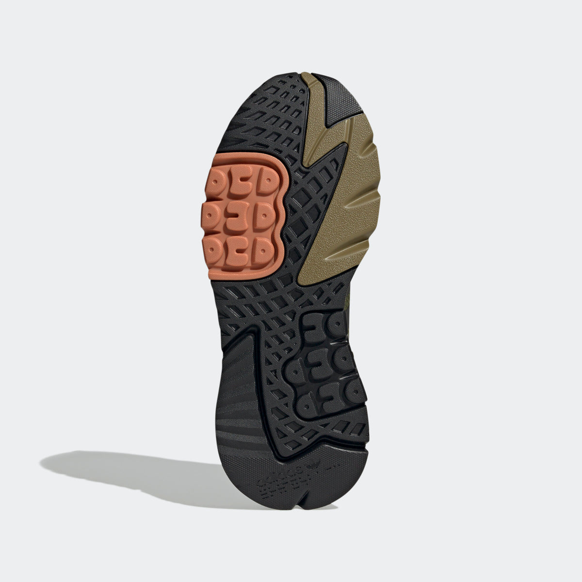 Adidas NITE Jogger Sneakers - Green / Light Beige / Ochre / Orange - view 7