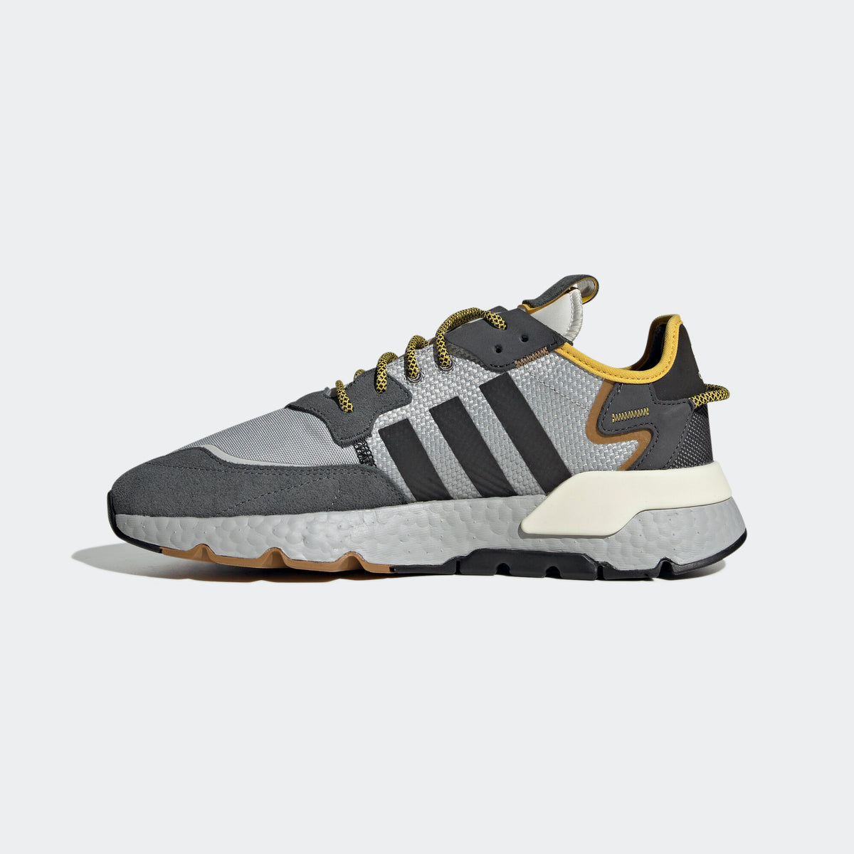 Adidas NITE Jogger Sneakers - Black / Yellow - view 6