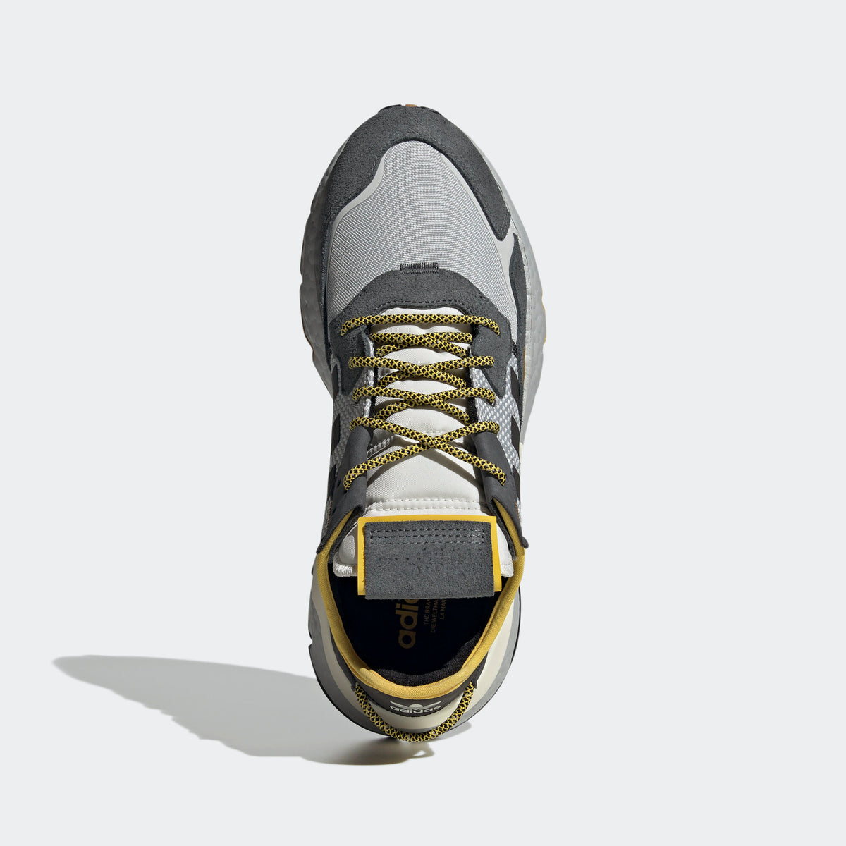 Adidas NITE Jogger Sneakers - Black / Yellow - view 7