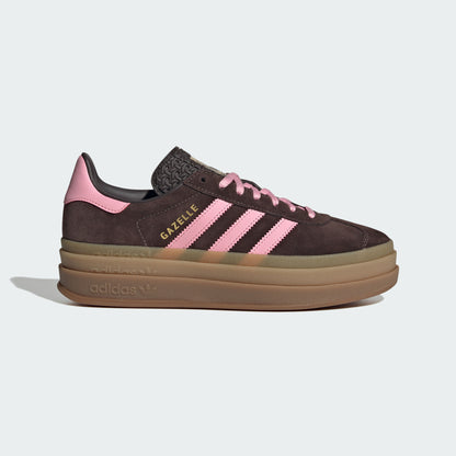 Adidas Gazelle BOLD W Sneakers - Aurora Coffee / Light Pink / Gold - view 1
