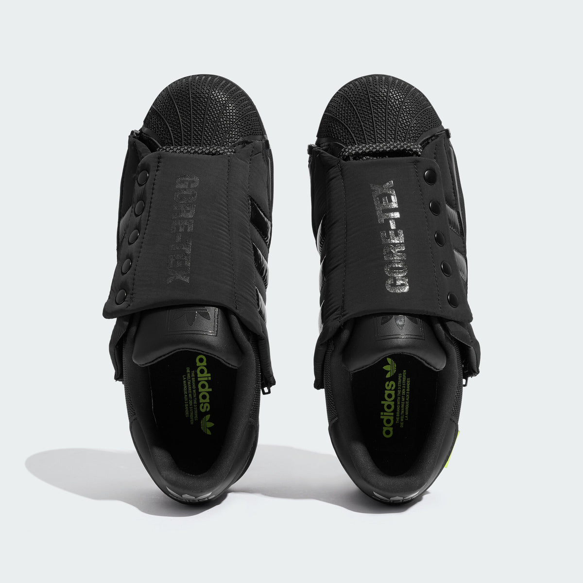 Adidas Superstar II GTX Sneakers - Black / Lemon Yellow - view 4