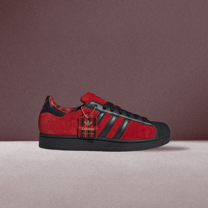 Adidas Superstar II Sneakers - Better Scarlet / Black - view 1