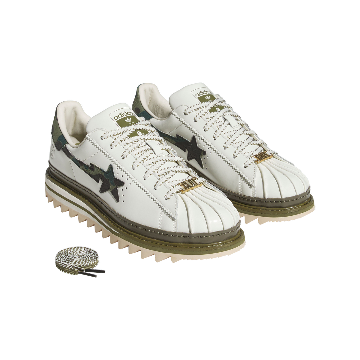 Adidas CLOT x BAPE Superstar BY EC Sneakers - view 7