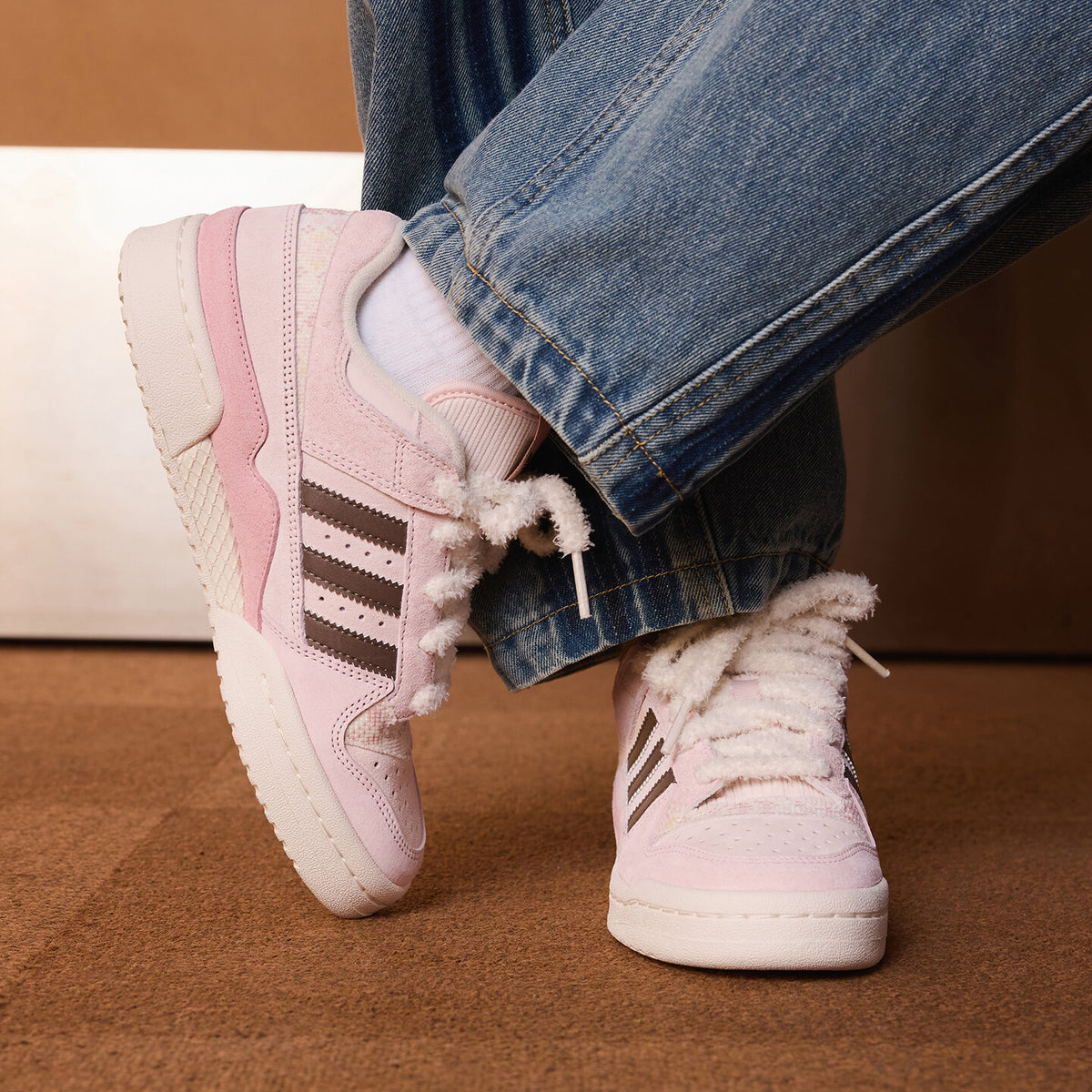 Adidas Forum LOW CL W Sneakers - Light Pink / Earth Strata - view 2