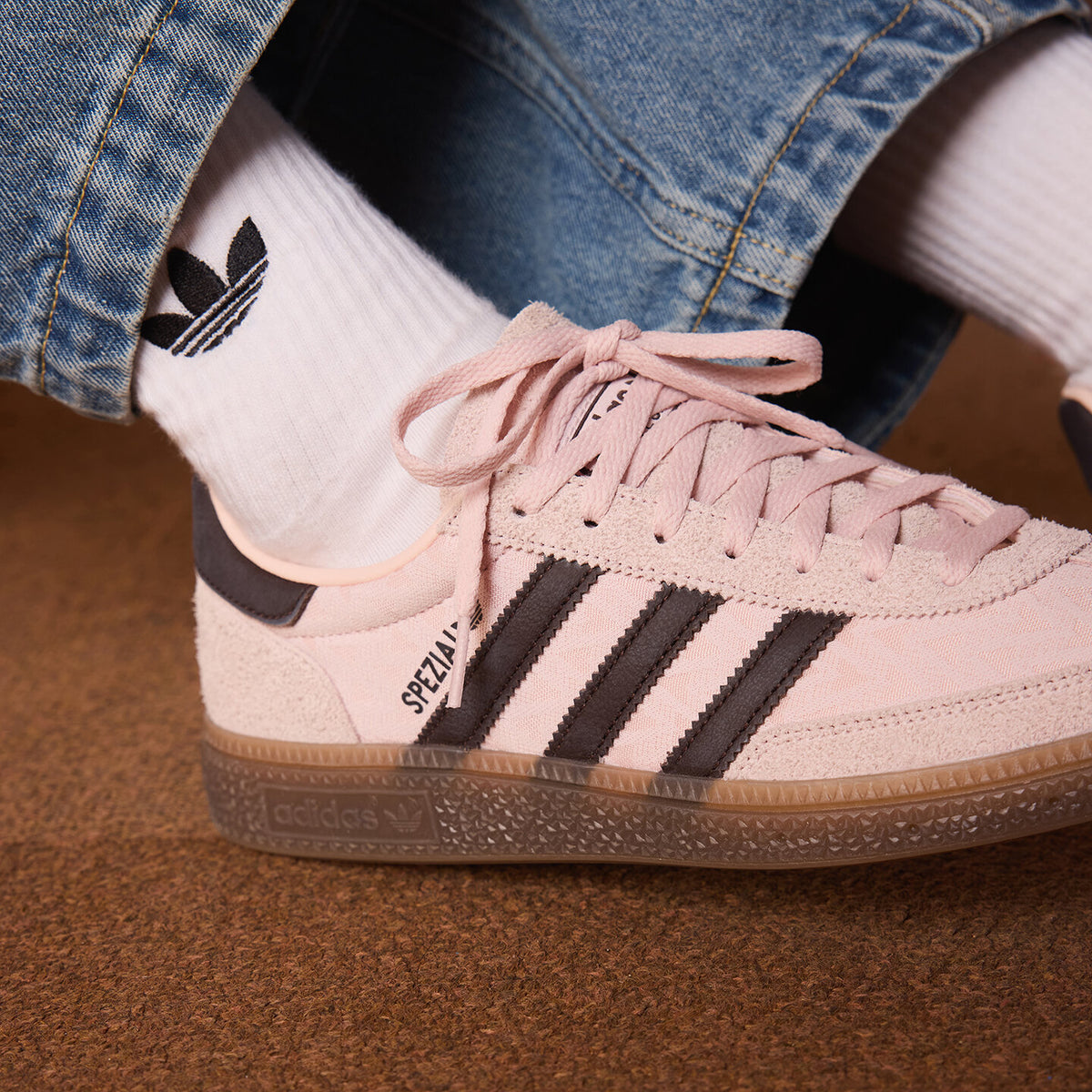 Adidas Handball Spezial Sneakers - Light Pink / Aurora Coffee - view 2