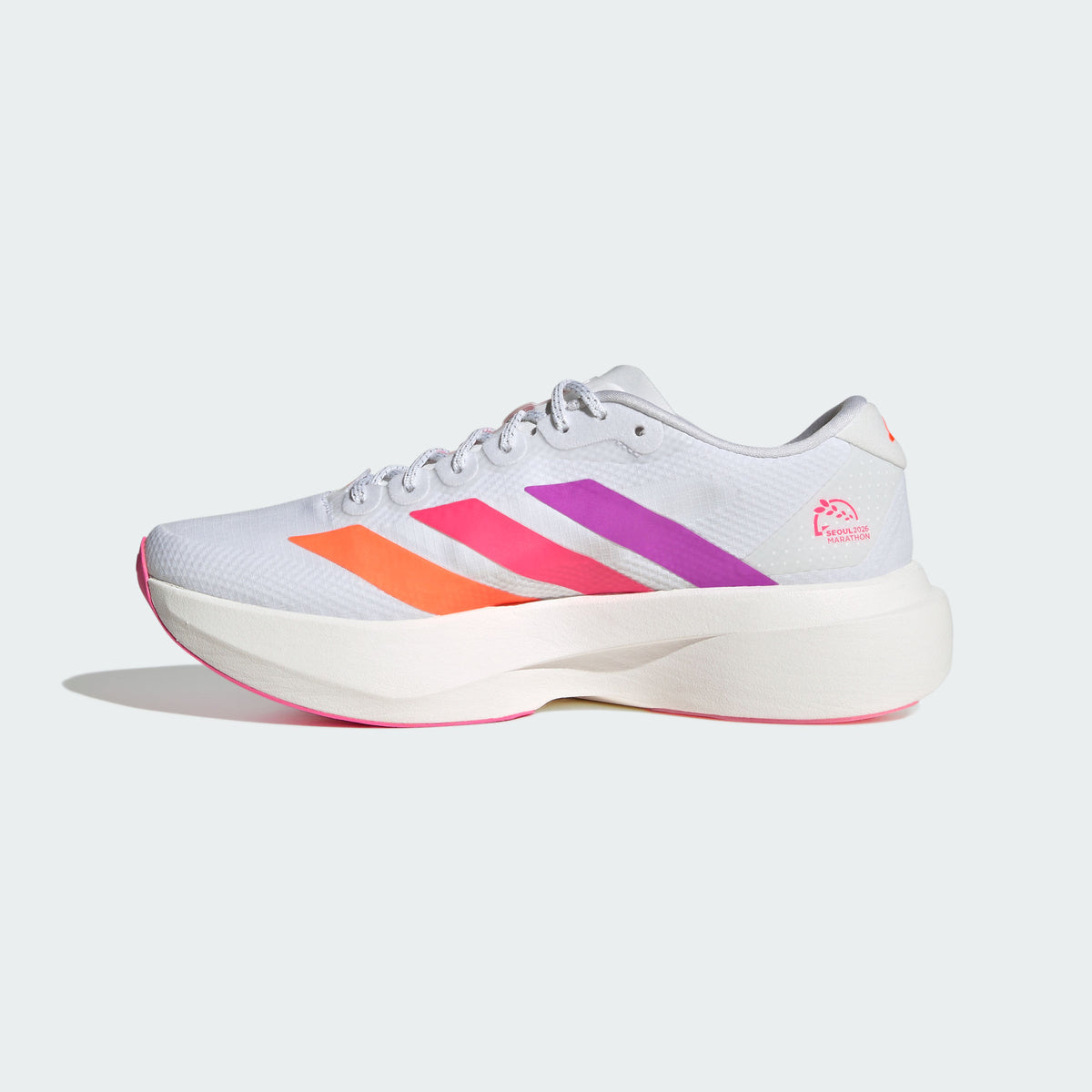 Adidas Adizero EVO SL Woven W Sneakers - White / Magic Purple / Bright Pink - view 2