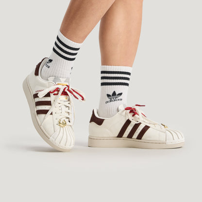 Adidas Superstar II Sneakers - White / Soft Brown / Alumina - view 5