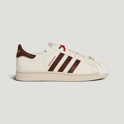 Adidas Superstar II Sneakers - White / Soft Brown / Alumina - view 7