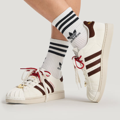 Adidas Superstar II Sneakers - White / Soft Brown / Alumina - view 6