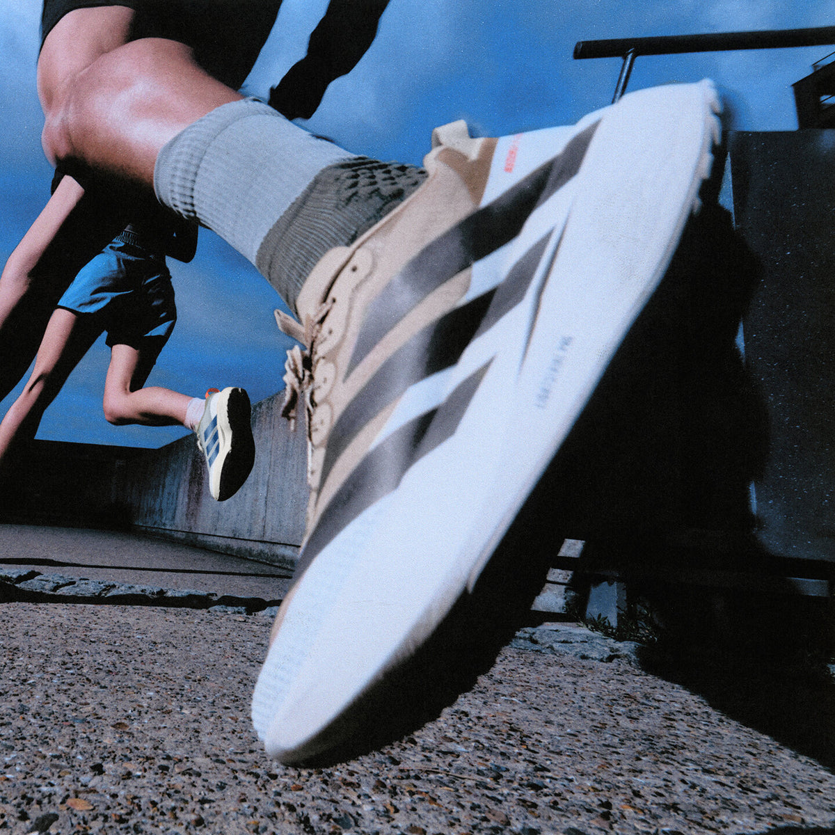 Adidas Adizero EVO SL ATR M Sneakers - Black / Silver Metallic / Dark Grey - view 6