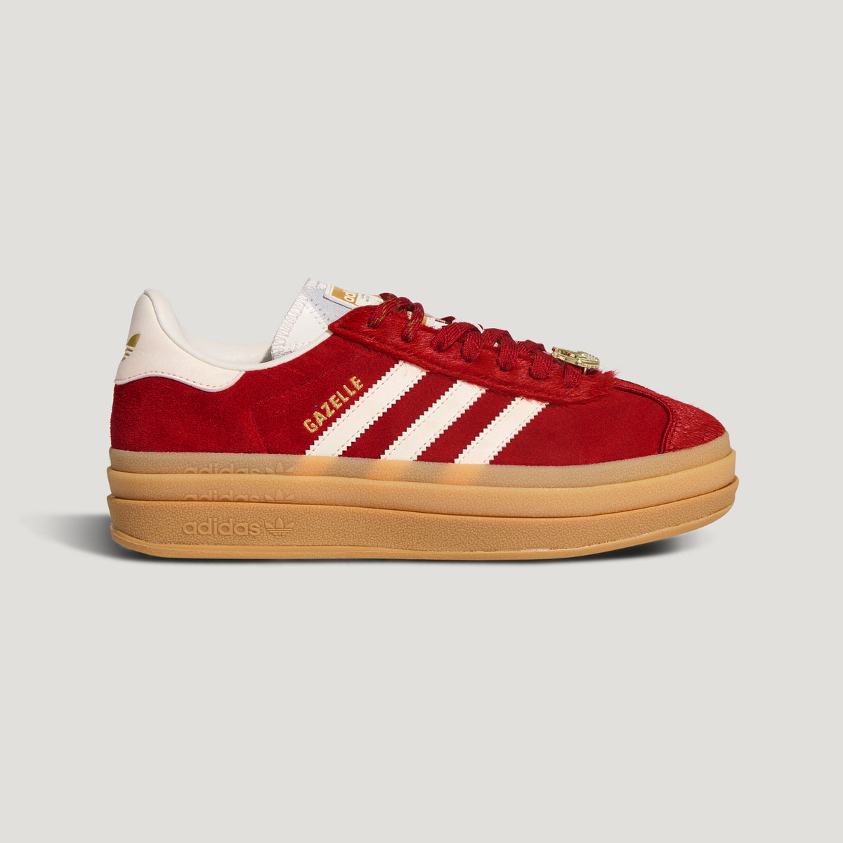 Adidas Gazelle BOLD Sneakers - Energy Red / White / Resin Yellow - view 6