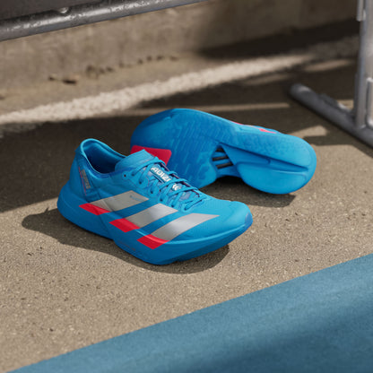 Adidas Adizero Adios PRO 4 W Sneakers - Silver Metallic / Bright Red - view 6