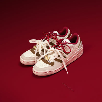 Adidas Forum LOW CL Sneakers - Chalk White / Wonder Alumina - view 2