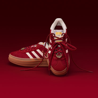 Adidas Gazelle BOLD Sneakers - Energy Red / White / Resin Yellow - view 2