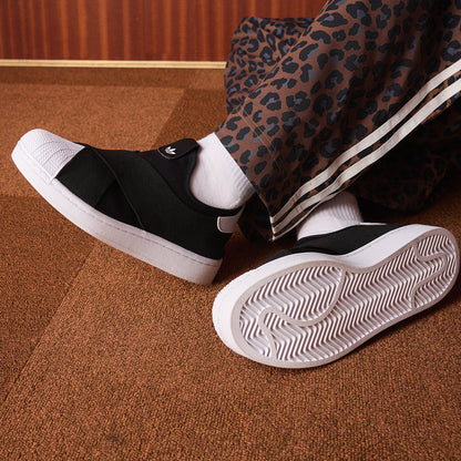 Adidas Superstar II Slipon Sneakers - Black / White - view 1
