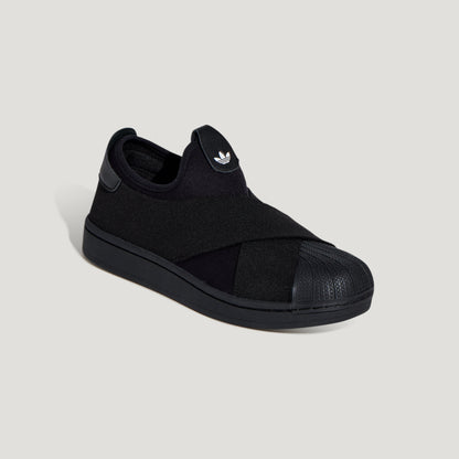 Adidas Superstar II Slipon Sneakers - Black / White - view 5